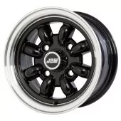 5 x 10 Minilight Wheel - Black/Polished Rim
