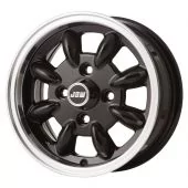 5 x 12 Minilight Wheel - Black/Polished Rim