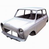 Heritage Mk4 Mini Body Shell (1984-1992) Complete with Doors, Bonnet, and Boot Lid - Ready for Restoration
