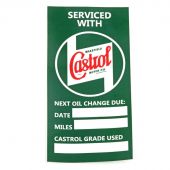CASSTR701 Mini Castrol Classic A-Post Service Sticker