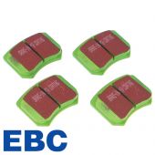 EBCDP2102 A set of EBC Greenstuff performance front brake pads for Mini Cooper S and early 1275GT models fitted with 10" wheels. (GBD103)