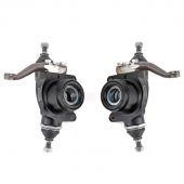 Pair of Fully Built Lightweight Alloy Front Hub Set for Classic Mini Disc Brake Models - Mini Sport Exclusive