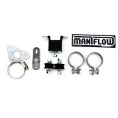 FKT04A Heavy duty fitting kit for Maniflow 1 7/8" bore single or twin box, side exit exhaust systems.