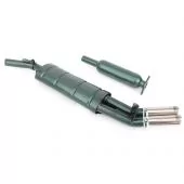 Maniflow side exit exhaust - twin 2'' dtm -  for Mini Carb 90-94 