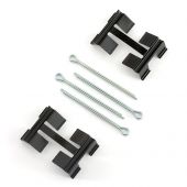 LX0033 Brake pad fitting kit to suit the 2 pot brake calipers on Mini models 1984on fitted with 8.4" brake discs.
