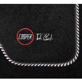 Cooper Logo Luxury Binded Carpet Mat Set