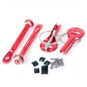 Competition Lightweight Mini Bonnet Pins - Red