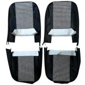 Front Seat Covers - Pair - Houndstooth - Mini 73-80
