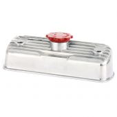 RC-3 A stylish polished alloy rocker cover with the angled top and fins, as fitted to later Minis and Metro models. CAM6822