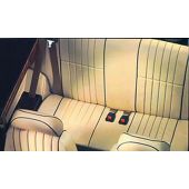 Rear Seat Cover - Leather Faced - Vertical Flute - Mini 96-00
