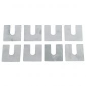 Set of 8 Mini front subframe spacer shims in stainless steel (2A4292)