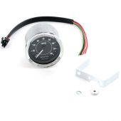 Smiths Classic Mini 8000 Rpm 52mm Tachometer with a black face and chrome bezel