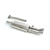 Fletcher Polished 2.5'' DTM Stainless Exhaust - inc CAT Link Pipe 