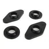 SPDSP668BLK Mini front subframe poly top washer & bush kit black 