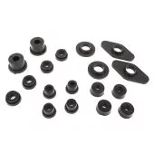 SPDSP675L.BLK Mini black poly suspension bush, full kit, all models 1976 to 2001.