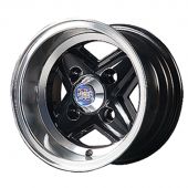 6 x 10 Revolite Wheel - Black/Polished Rim