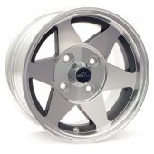 6 x 12 Starmag Alloy Wheel - Diamond/ Black