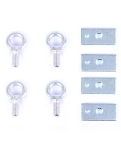 Set of 4 Harness Eye Bolts with Plates for Classic Mini