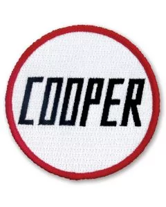 Embroidered Cooper patch 