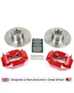 RED 8.4" Alloy 4 Pot Disc Brake Assembly