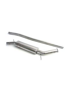 Fletcher Polished 2.5'' Side Exit Stainless Exhaust - inc LCB Link Pipe 