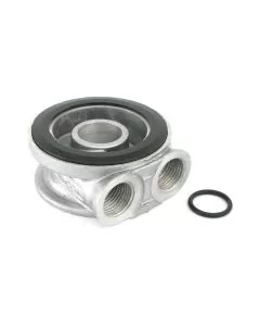 Remote Oil Filter Head - Sandwich Plate - 3/4 UNF - pre 1997 