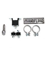 FKT05B Heavy duty fitting kit for Maniflow 2" bore single or twin box, centre exit exhaust systems.