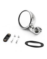 Classic Mini Domed Left Hand Mirror Stainless steel