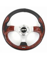 Mountney Sport Mini Steering Wheel - Burr Walnut Inset