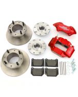 7.5 Cooper S, 12 to 10, Red Alloy Caliper Brake Conversion Kit