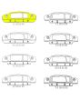 Mini Front Panel assembly options - Mini & Cooper '59-'64, Mini Cooper S '63-'64