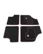 MSL5002 Mini Mini Sport Luxury Carpet Mat Set With Black & Red Binding