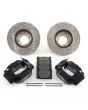 Black 7.9'' Mini Sport Vented Brake Kit with Alloy Calipers