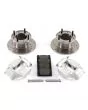 Silver 7.5'' Mini Sport Brake Kit with 4 Pot Alloy Calipers
