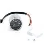 Classic Mini 52mm 8000 Rpm Tachometer with a black face and chrome bezel - Smiths