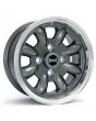 5.5" x 12" anthracite/polished rim Ultralite alloy wheel 