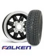 4.75" x 10" Rose Petal Alloys - Falken FK07 Package