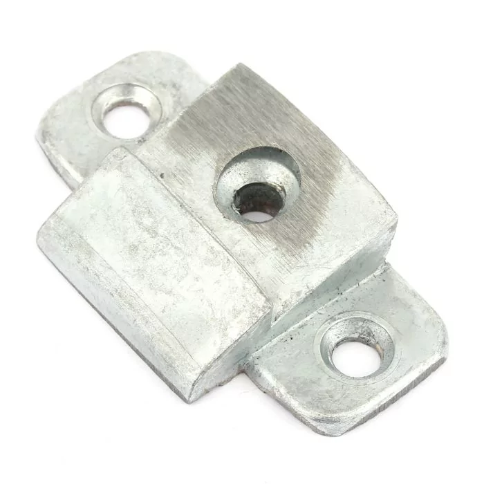 14A6832 Mini Door striker plate fits to the B post on Mk1 and Mk2 models plus the Van, Estate and Pick Up.