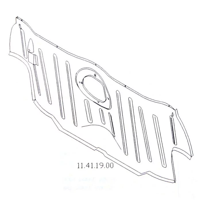MCR11.41.19.00 Rear Seat Bulkhead - Mini MK1-2