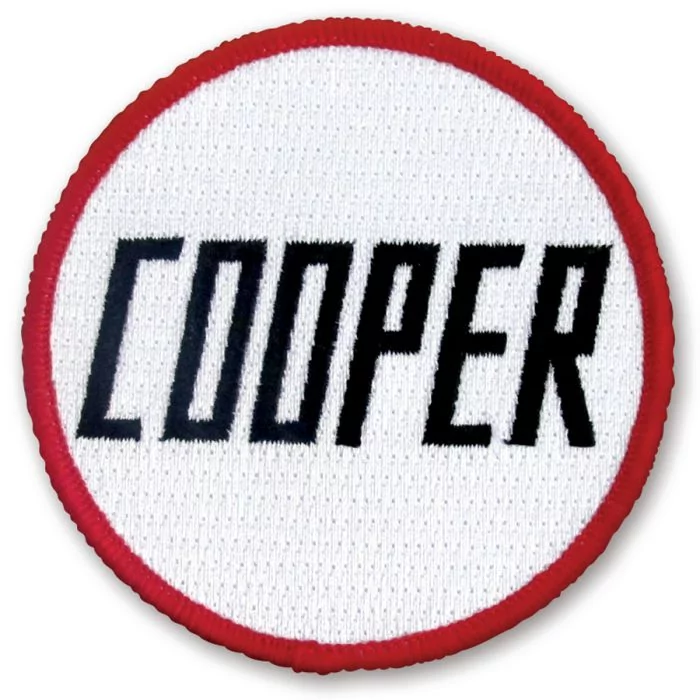 Embroidered Cooper patch 