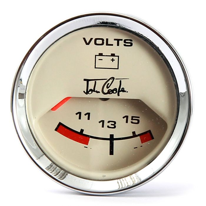 MCPIS.ABV2220-03C John Cooper Voltmeter - Magnolia and Chrome 