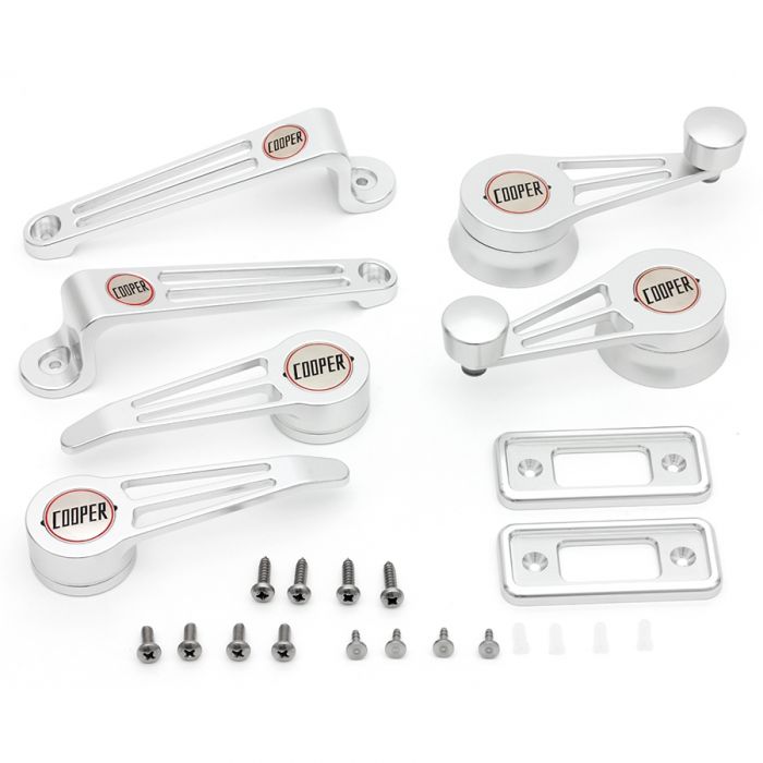 Cooper Door Furniture Kit - silver - Window Winder - Door Pulls - Door Opener