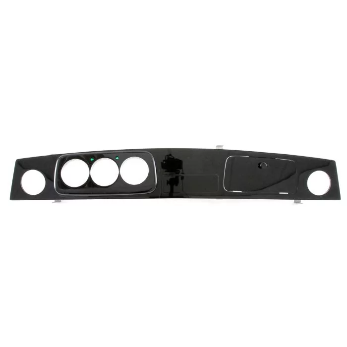 Charcoal 3 Clock - LHD Dash Chrome Rings 