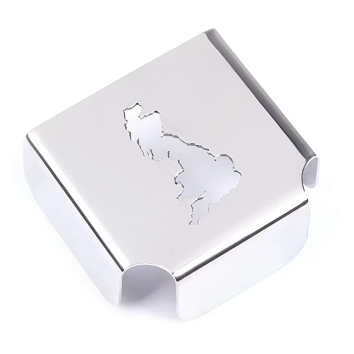 Classic Mini SPI stainless steel fuel relay cover with map cut out 