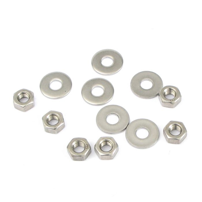 SMBFK007 Classic Mini bumper fitting kit with stainless steel UNF nuts and washers to mount both bumpers