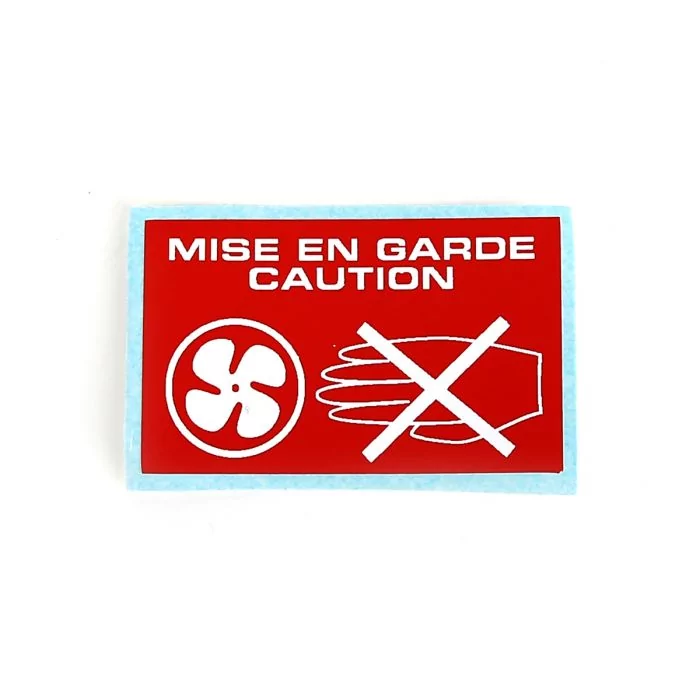 Self Adhesive Radiator Warning Label 