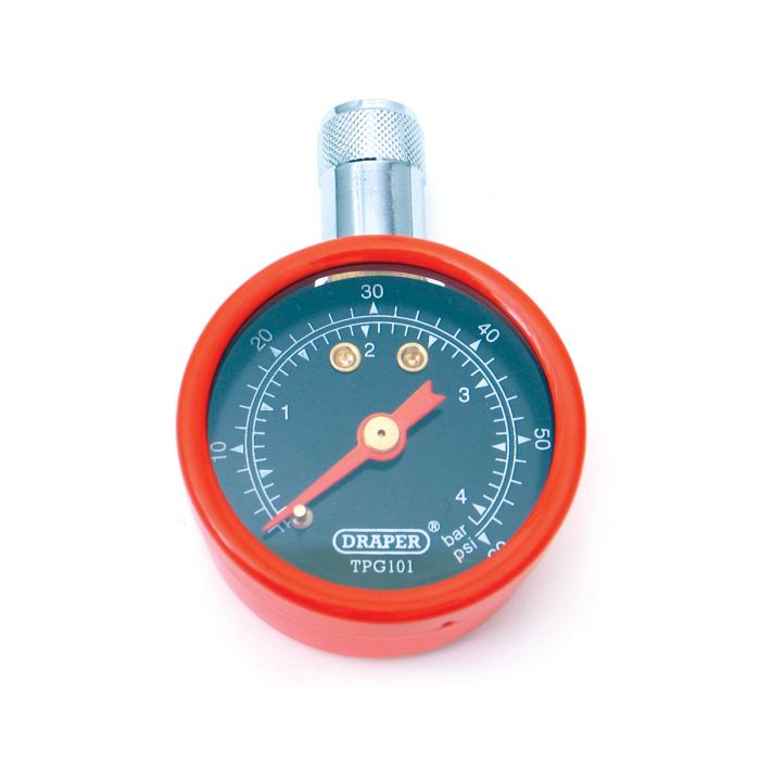 Draper Hand Held Tyre Pressure Gauge 