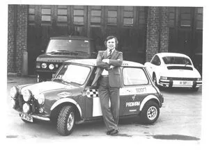 brian and rally car