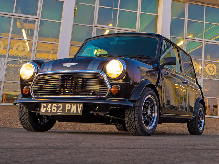 A MINI Recharged, commissioned for Chris Rea with bespoke decals.