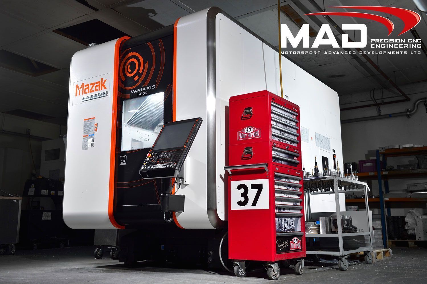 Mini Sport's Mazak 5-Axis machine, as used by F1 & Aerospace Engineering